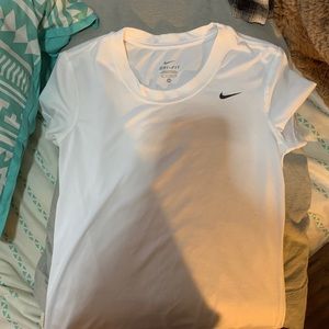 nike dri-fit white shirt